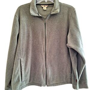 Woolrich Trailhead Fleece Full Zip Jacket Andes Sage Green Women XL